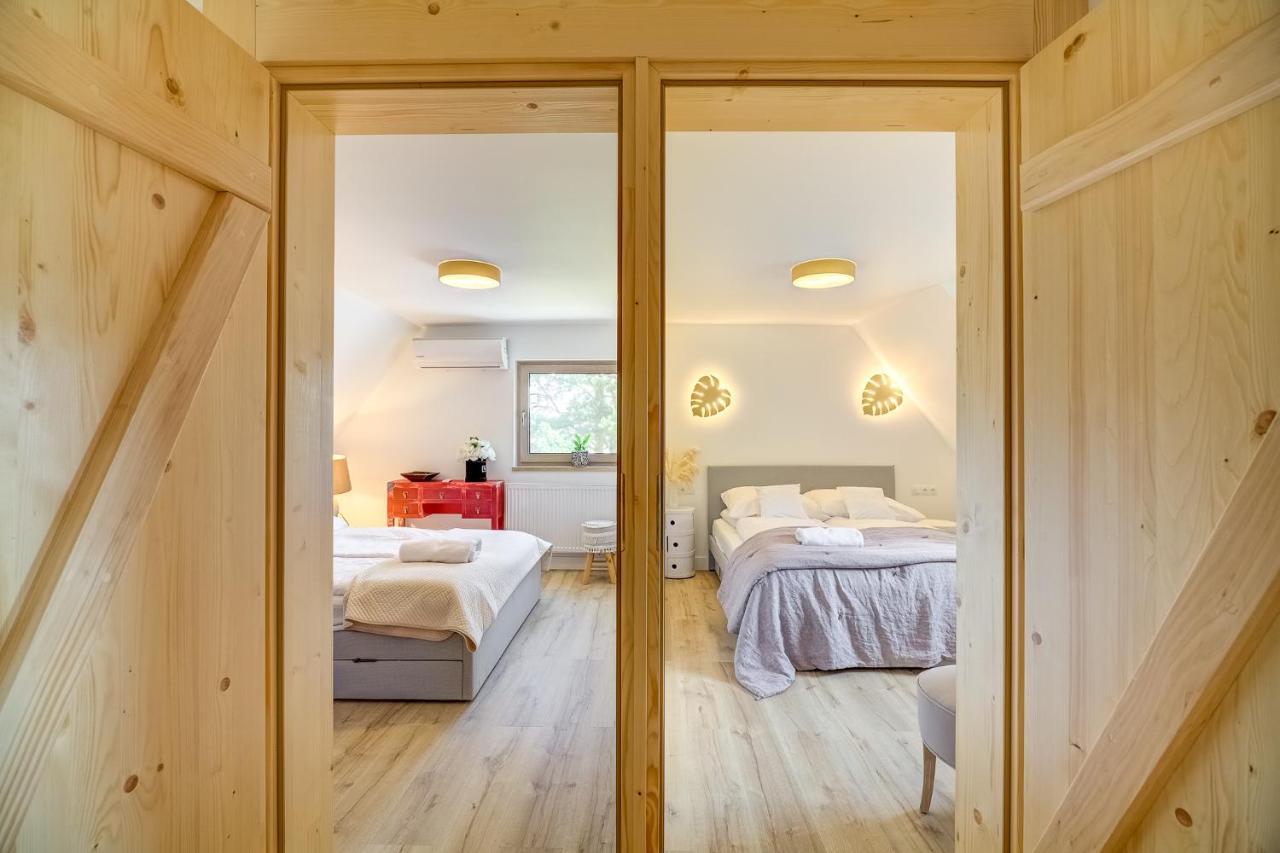 Znamirowickachata Sauna Jacuzzi Spa Znamirowice Exteriér fotografie