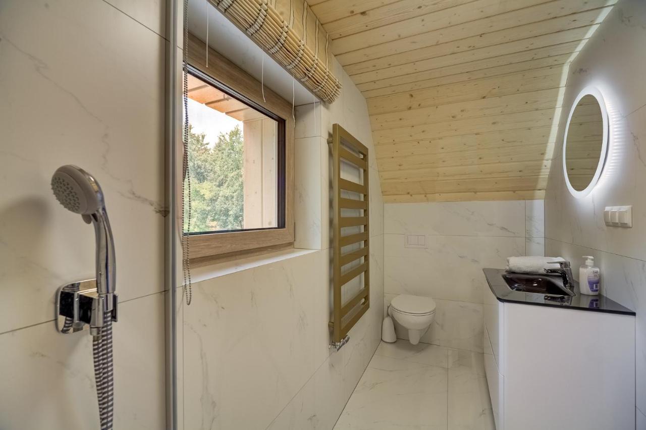 Znamirowickachata Sauna Jacuzzi Spa Znamirowice Exteriér fotografie